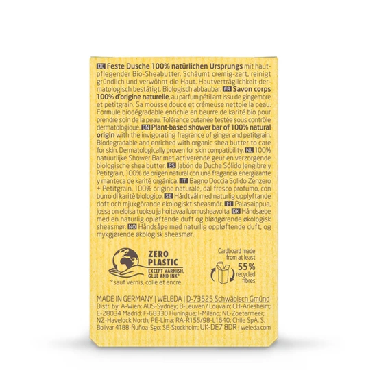 Weleda Shower Bar Ginger & Petitgrain
