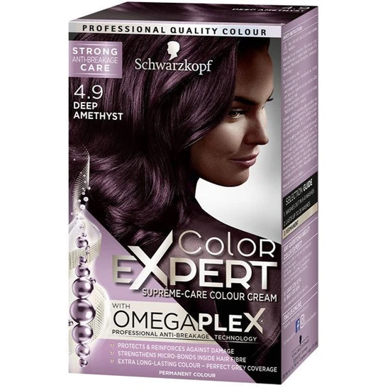Schwarzkopf Colour Expert Omegaplex Colour Cream 4.9 Deep Amethyst