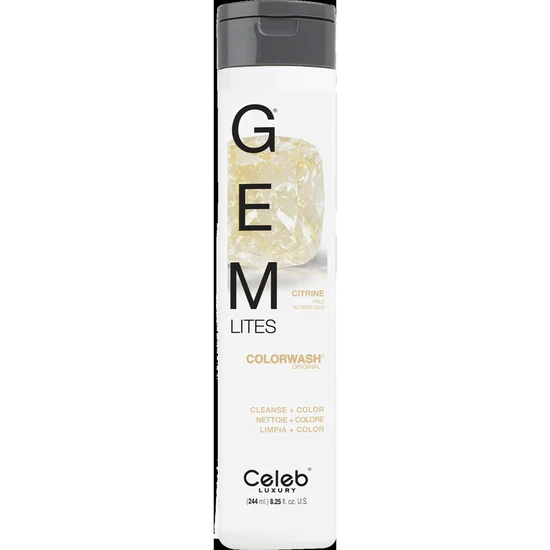 Celeb Luxury Citrine Pale Glo Original Colorwash Cleanse Colour 244ml