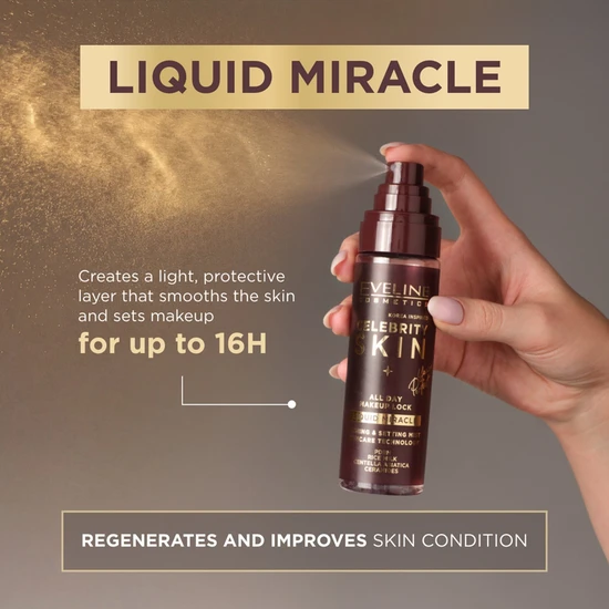 Eveline Celebrity Skin Liquid Miracle Priming & Setting Mist 100ml