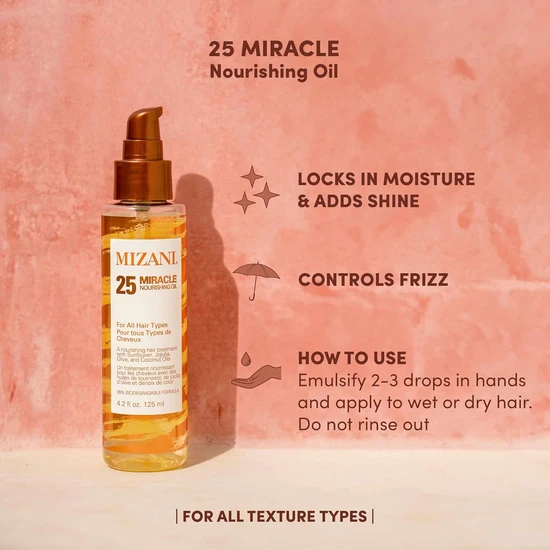 Mizani 25 Miracle Nourishing Oil 125ml
