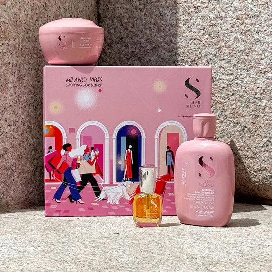 Alfaparf Semi Di Lino Holiday Kit Moisture
