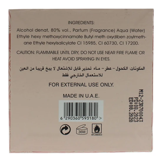 Lattafa Hayaati Florence Eau De Parfum 100ml