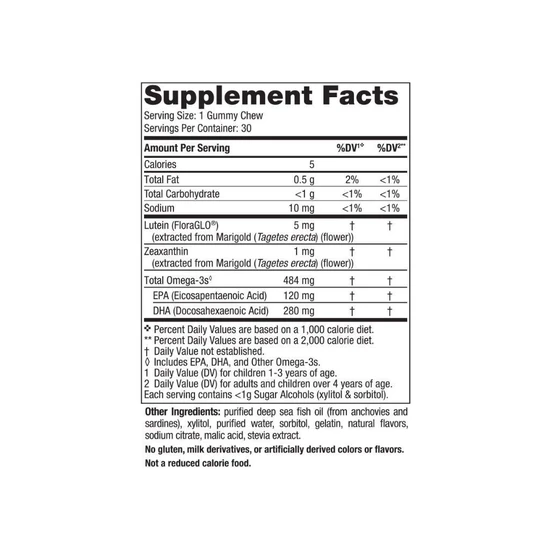 Nordic Naturals Children's Eye Health Strawberry Lemonade Gummies 30 Gummies