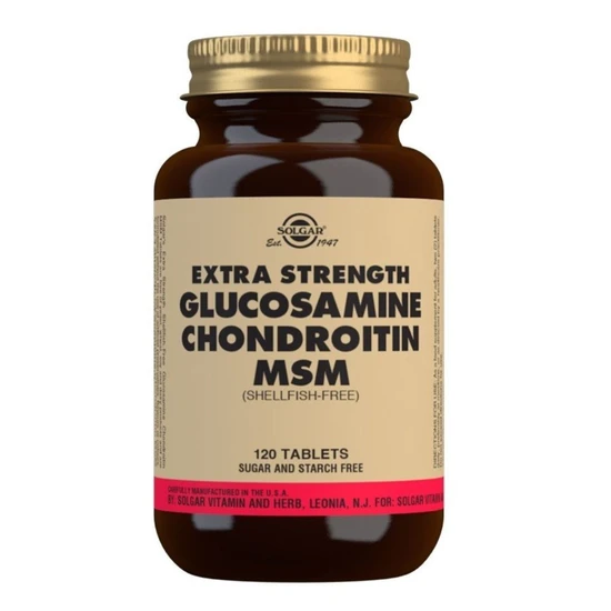 Solgar Specialty Extra Strength Glucosamine Chondroitin MSM Tablets x120