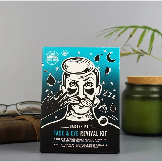 BARBER PRO FACE & EYE REVIVAL KIT