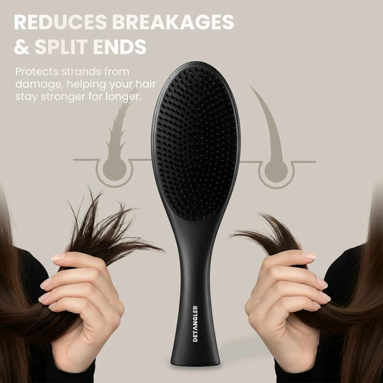 LUNA London DETANGLER Hair Brush