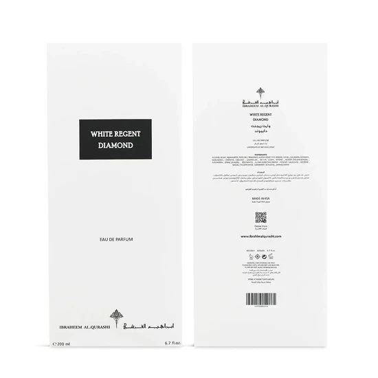 Ibrahim Al Qurashi White Regent Diamond Eau De Parfum 200ml