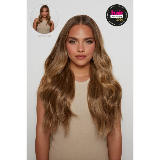 LullaBellz 18" Hidden Halo Brushed Out Wave Hair Extensions 1 Piece