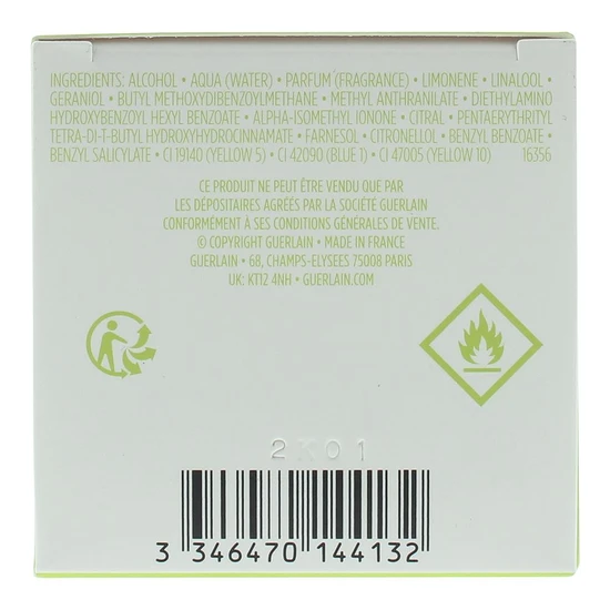 GUERLAIN Aqua Allegoria Nerolia Vetiver Eau De Toilette 125ml