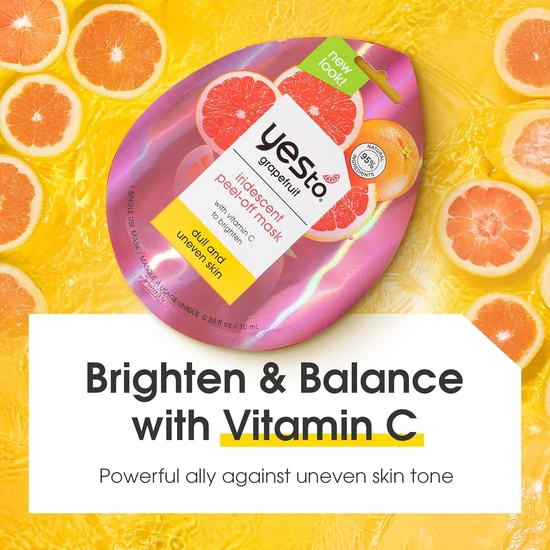 Yes To Grapefruit Iridescent Vitamin C Peel Off Mask 10ml