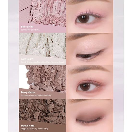 Heart Percent Dote On Mood Eye Palette 07 Cool Muse Pacets