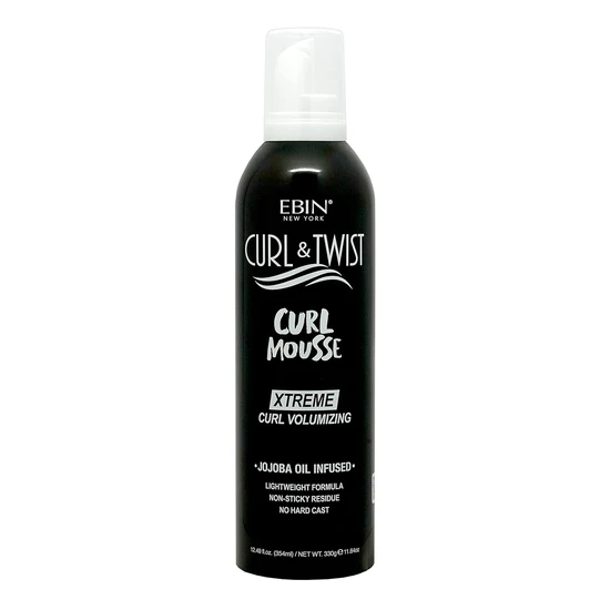 Ebin New York Curl & Twist Xtreme Curl Volumising Curl Mousse 80ml
