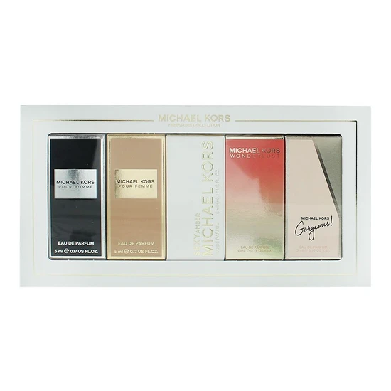 Michael Kors Mini Eau De Parfum Gift Set Gorgeous + Wonderlust + Sexy Amber + Pour Femme + Pour Homme