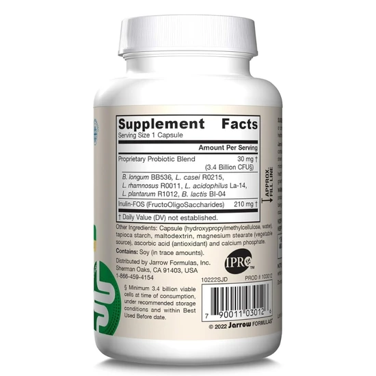 Jarrow Formulas JarroDophilus + FOS Capsules 200 Capsules