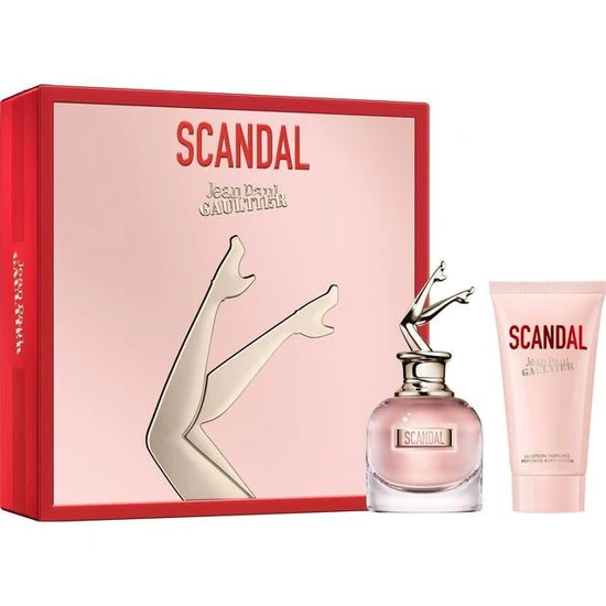 Jean Paul Gaultier Scandal Gift Set 50ml Eau De Parfum + 75ml Body Lotion