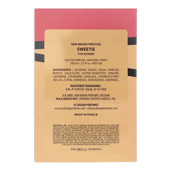 New Brand Prestige Sweetie Eau De Parfum 100ml