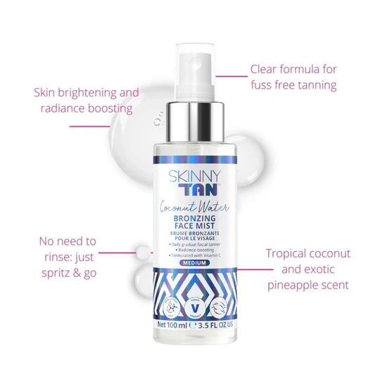 Skinny Tan Coconut Water Bronzing Face Mist 100ml