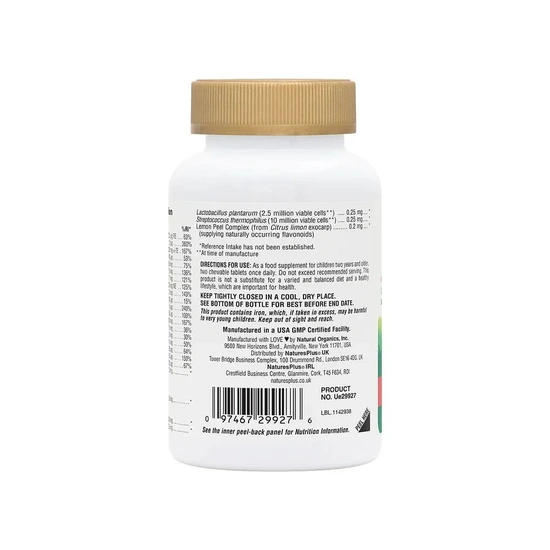 Nature's Plus Natures Plus Animal Parade Gold Chewable Multi Assorted Flavours 60