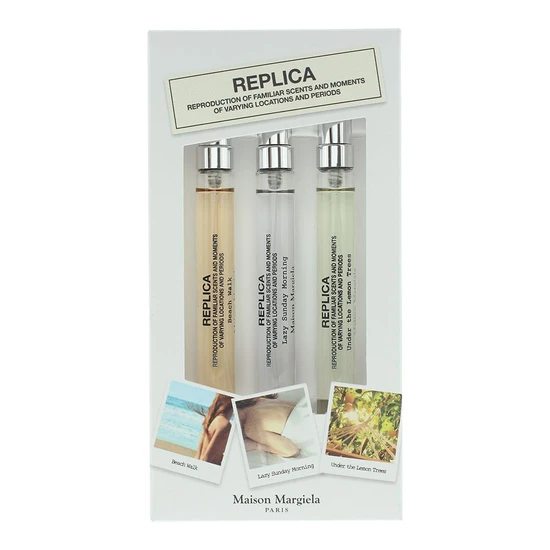 Maison Margiela Replica Discovery Gift Set 10ml Beach Walk Eau De Toilette + 10ml Lazy Sunday Morning Eau De Toilette + 10ml Under The Lemon Tree Eau De Toilette