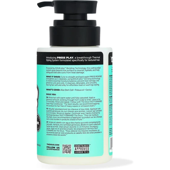 The Doux Press Rewind Curl Retention Shampoo 236.5ml