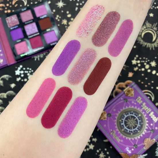 RUDE COSMETICS The Spell Book Eyeshadow Palette Passion