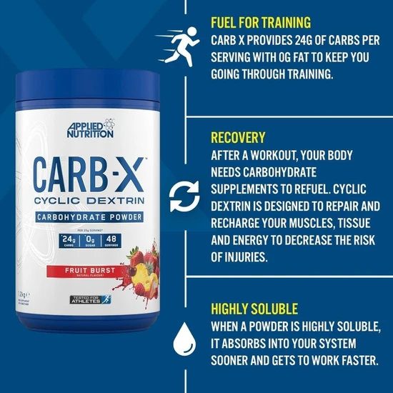 Applied Nutrition Carb X Millions Pineapple 1200g
