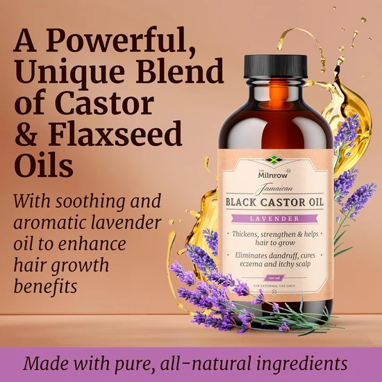 June Milnrow Lavender Jamaican Black Castor Oil 200ml