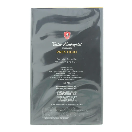 Lamborghini Prestigio Eau De Toilette 75ml