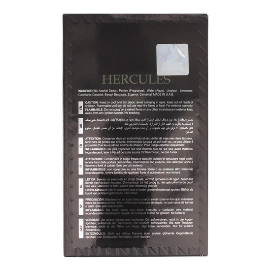 Maison Alhambra Hercules Eau De Parfum 100ml