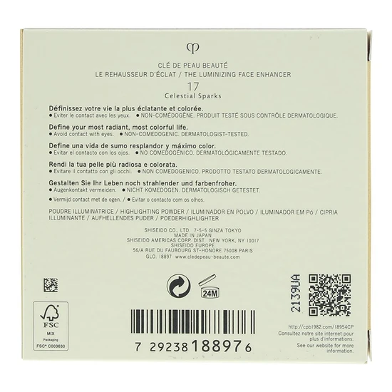 Clé de Peau Beauté The Luminizing Face Enhancer Highlighter 17 Celestial Sparks