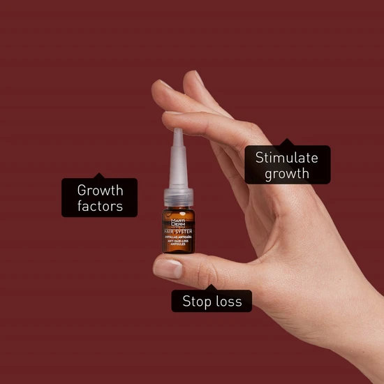 Martiderm Hair System 3GF Ampoules Anti Hair Loss 28 Ampoules