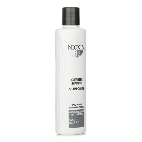 Nioxin Derma Purifying System 2 Cleanser Shampoo Natural Hair, Progressed Thinning 300ml