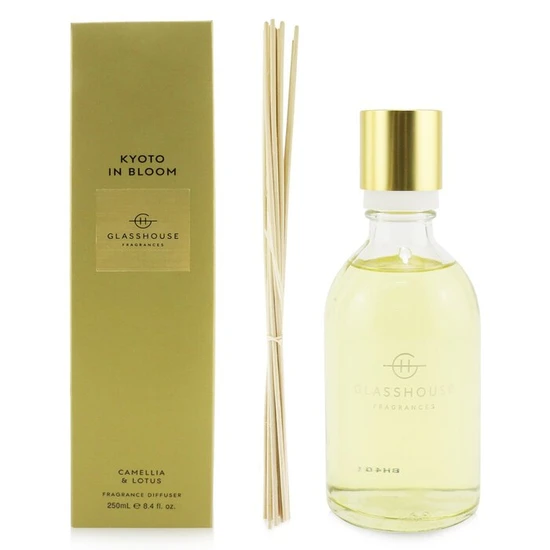 Glasshouse Fragrances Diffuser Kyoto In Bloom Camellia & Lotus 250ml