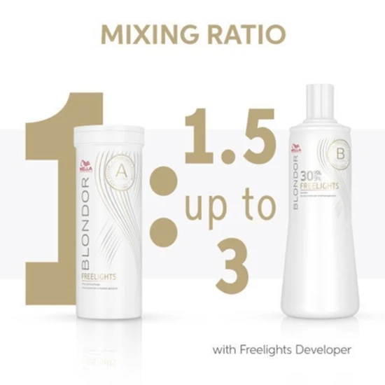 Wella Blondor Free Lights Developer 1000ml / 12% - 40 Vol