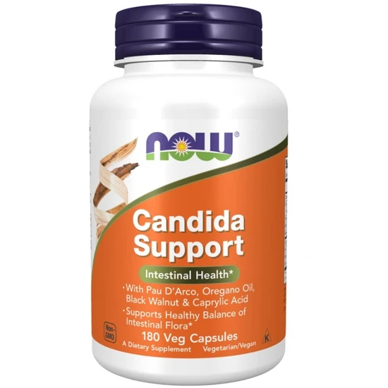 NOW Foods Candida Support Capsules 180 Capsules
