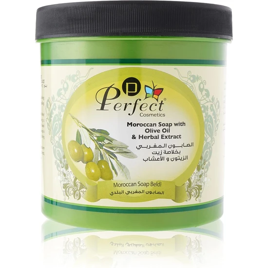 Perfect Cosmetics Natural Moroccan Soap With Natural Olive Oil & Herbal Extracts 1000ml