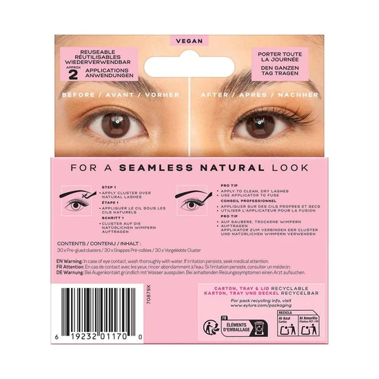 Eylure Pre-glued Clusters Naturals Salon