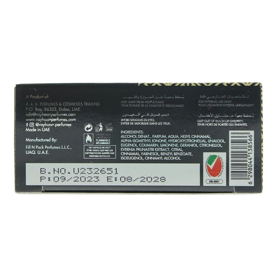 Rayhaan Imperia Legacy Eau De Parfum 100ml