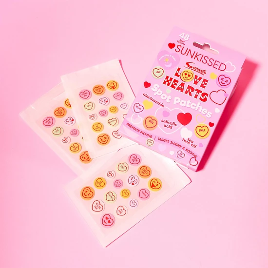 Sunkissed Love Hearts Spot Patches x48