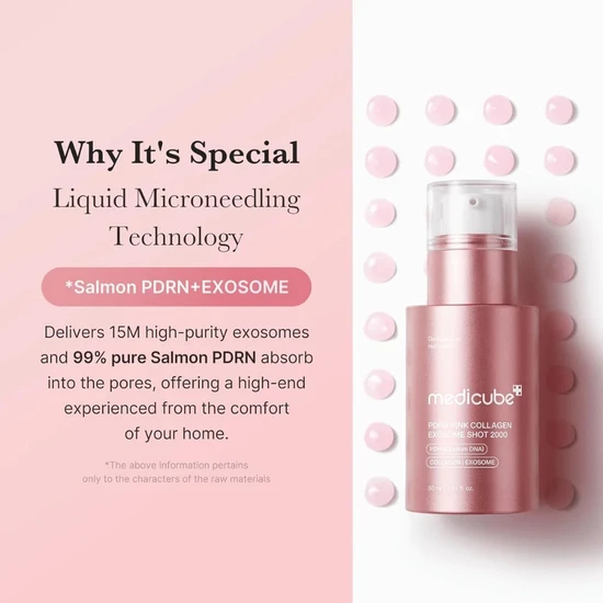 Medicube Pdrn Pink Exosome Shot Serum 2000 30ml
