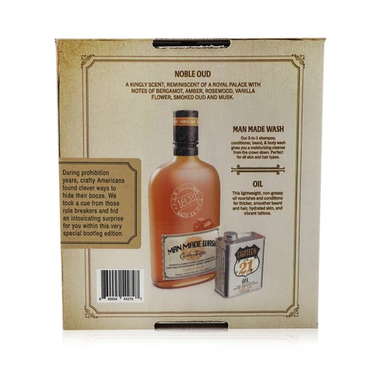 18.21 Man Made Book Of Good Grooming Gift Set Volume 5: Noble Oud 2pcs