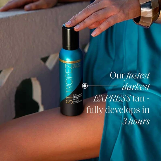 St Tropez Express Dark Whipped Bronzing Mousse