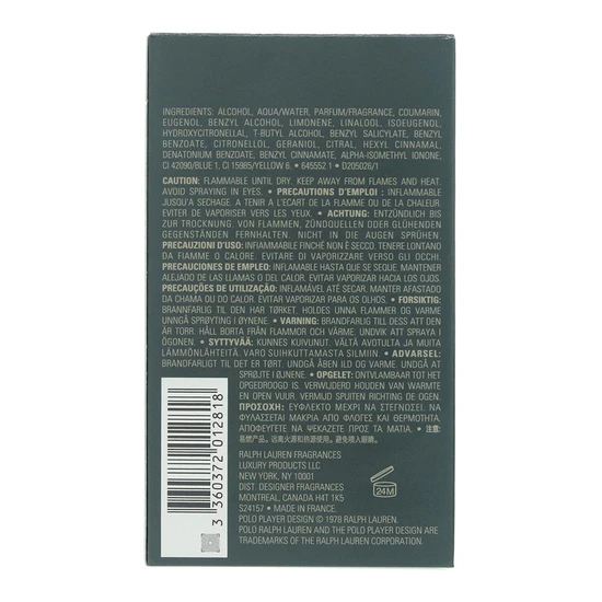 Ralph Lauren Polo Eau De Toilette 59ml