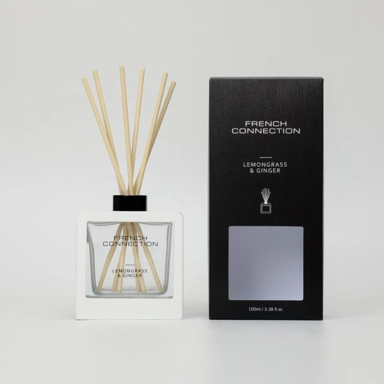 French Connection Wooden Collection Lemongrass & Ginger Diffuser 100ml