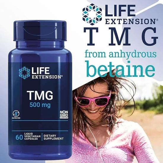 Life Extension TMG 500mg Vegicaps 60 Vegicaps