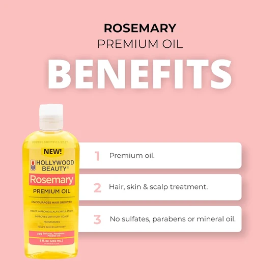 Hollywood Beauty Rosemary Premium Oil 236ml