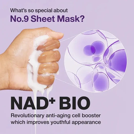 Numbuzin No.9 NAD Bio Lifting Full Cover Facial Mask 4PC