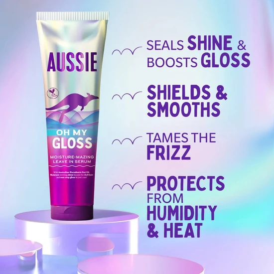 Aussie Oh My Gloss Moisture-Mazing Leave-In Serum 160ml