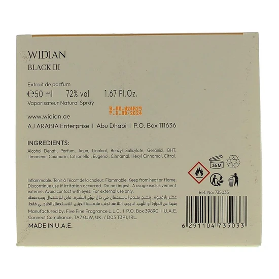 Widian III Extrait De Parfum 50ml